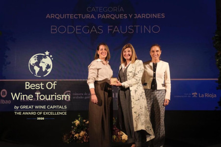 Bodegas Faustino gana un “Best Of”, el máximo reconocimiento internacional en enoturismo